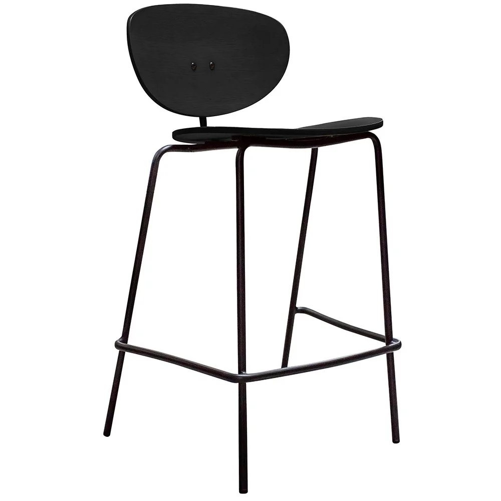 Sidcup black bar stool