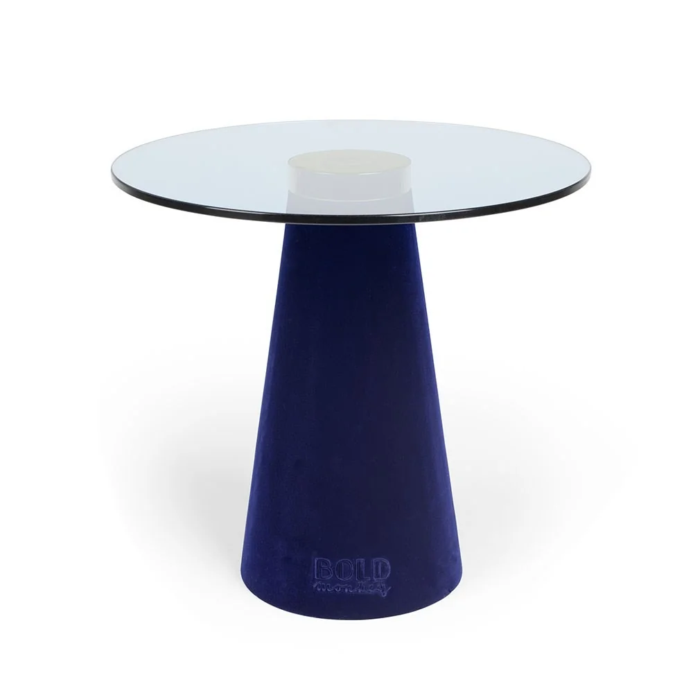 Leader of fanclub side table in blue