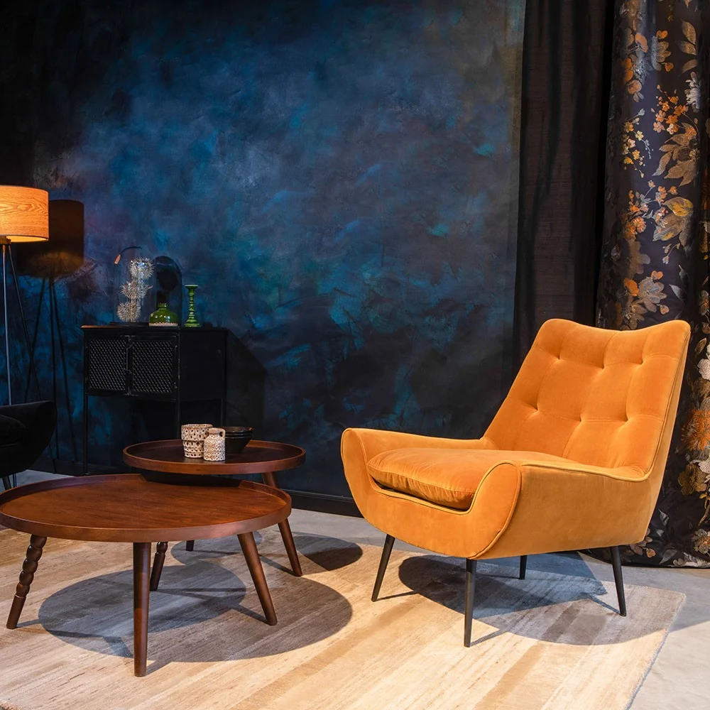 Glodis whiskey accent chair from dutchbone