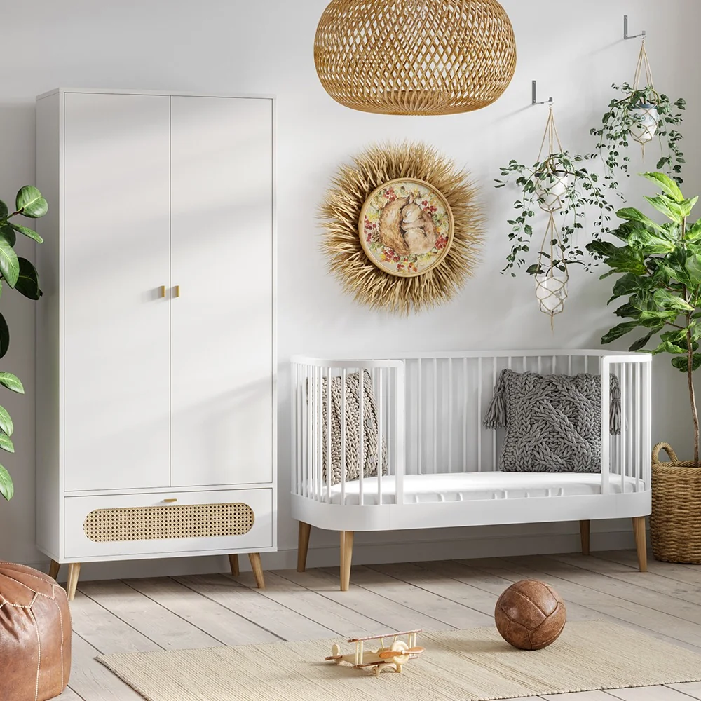 Vox canne nursery furniture set in white