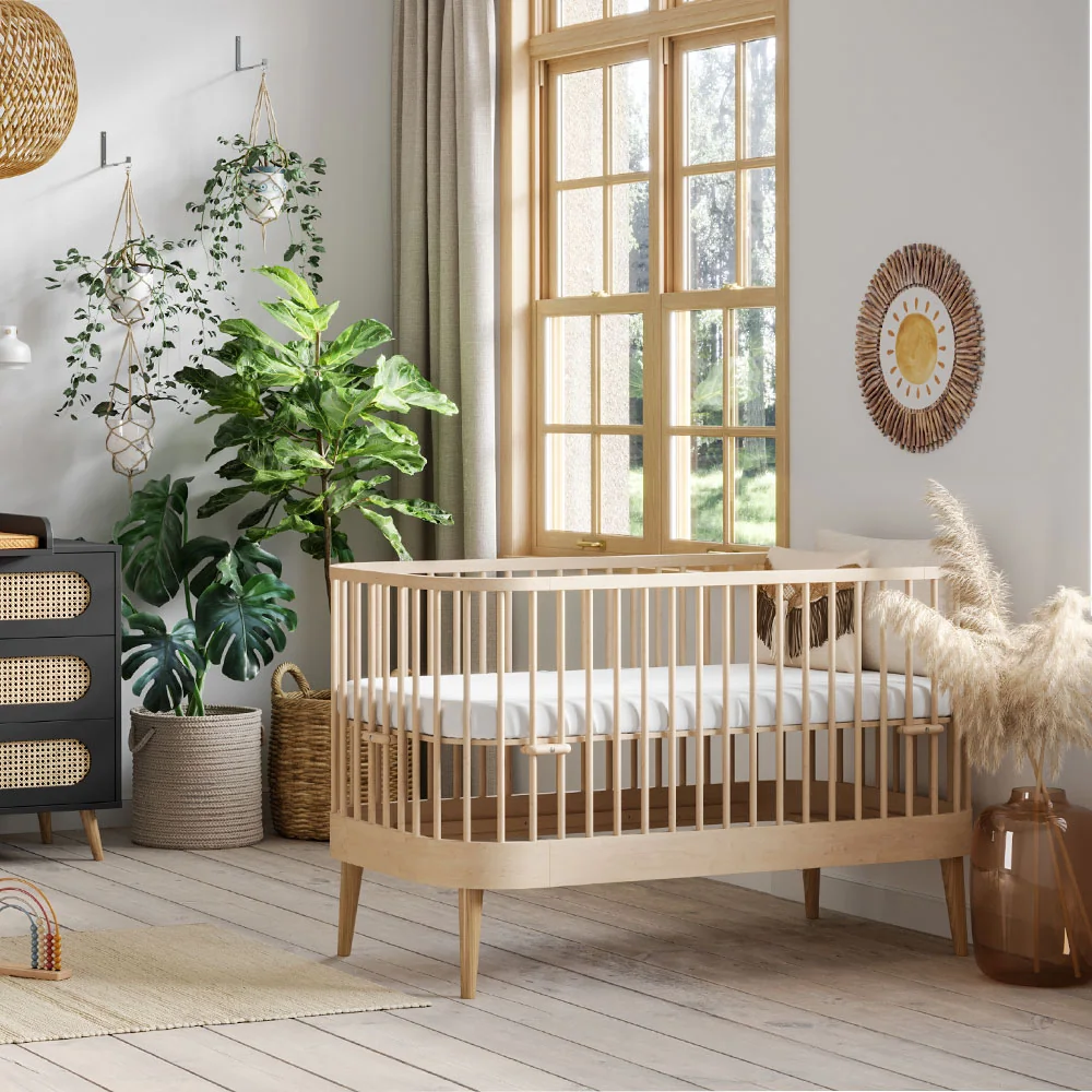 Vox paris nursery cot bed in birch