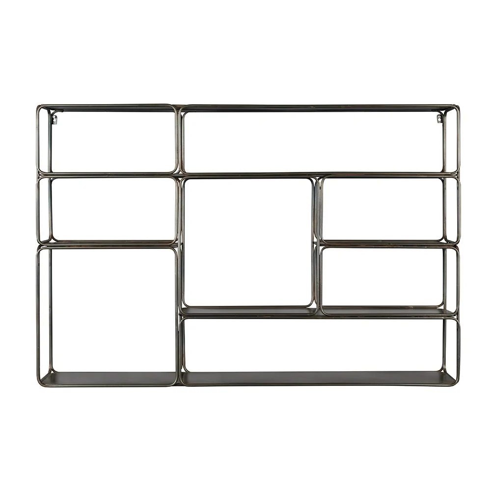 Connor rustic shelves in metal