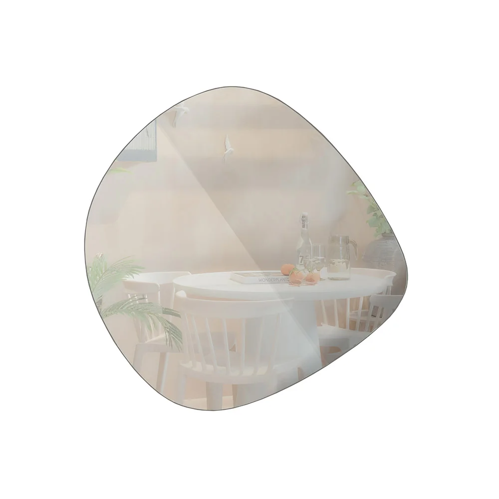 Contemporary metal frame mirror