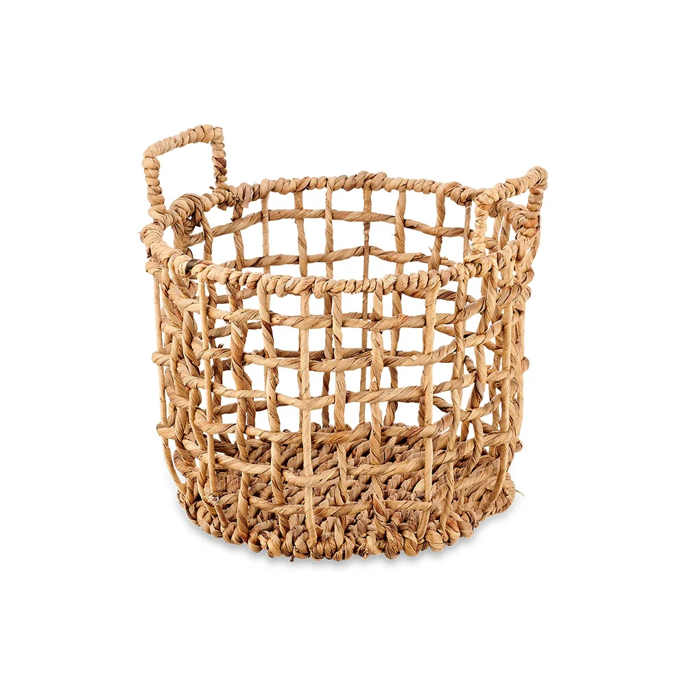 Handmade water hyacinth basket