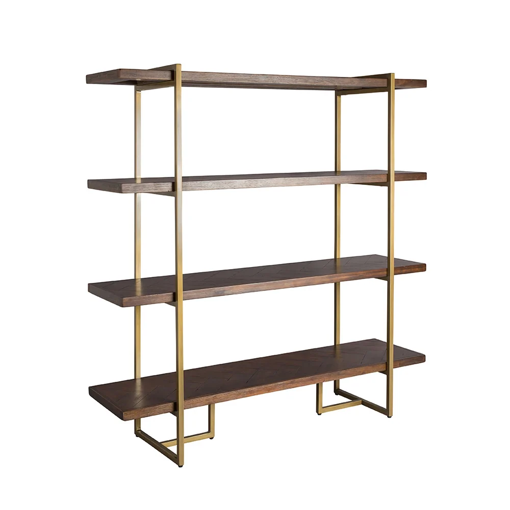 Luxury acacia shelving from dutchbone