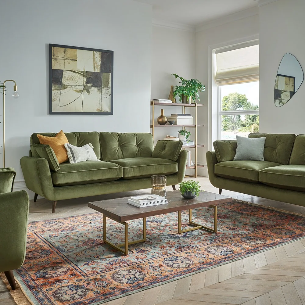 Stratus eco velvet sofa range from