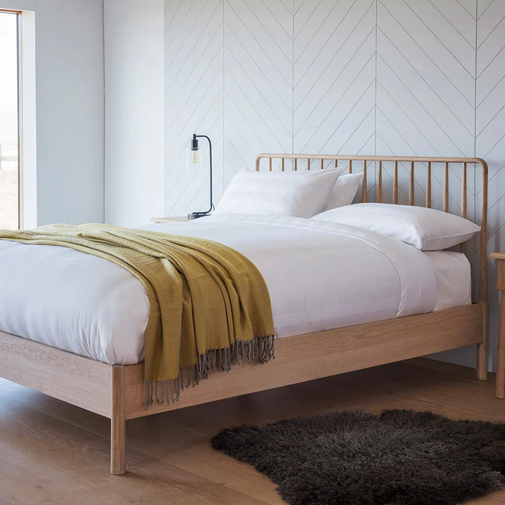 Wycombe wood bed in natural