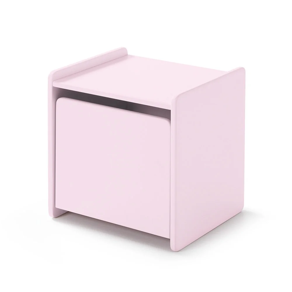 Pink childrens kiddy nightstand