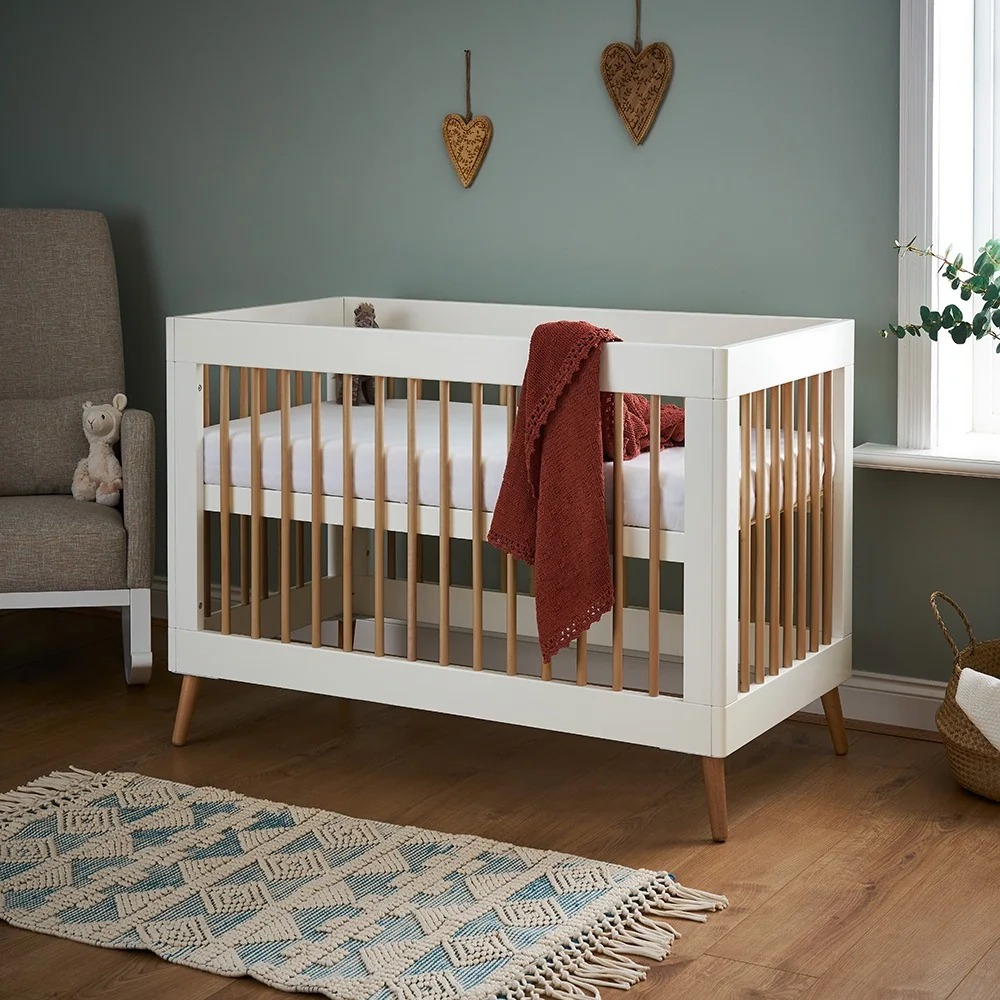 Maya mini cot bed with adjustable three position base