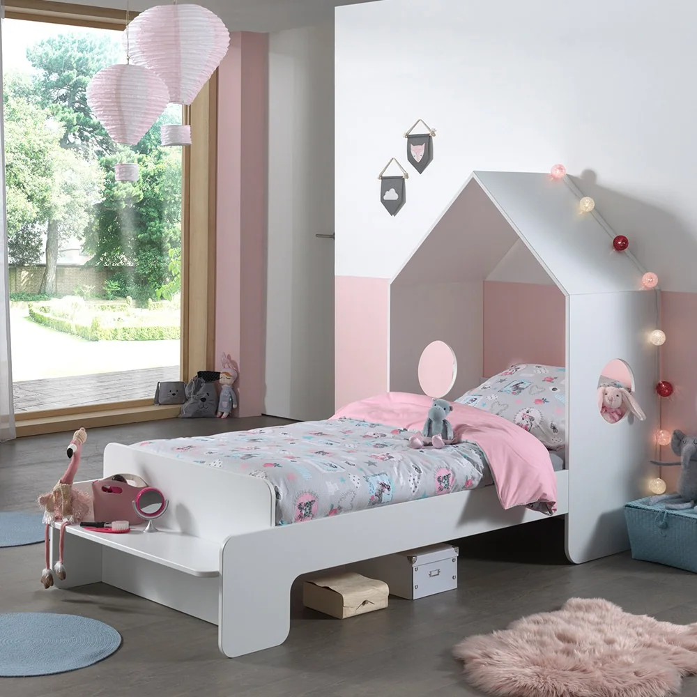 Casami white single bed