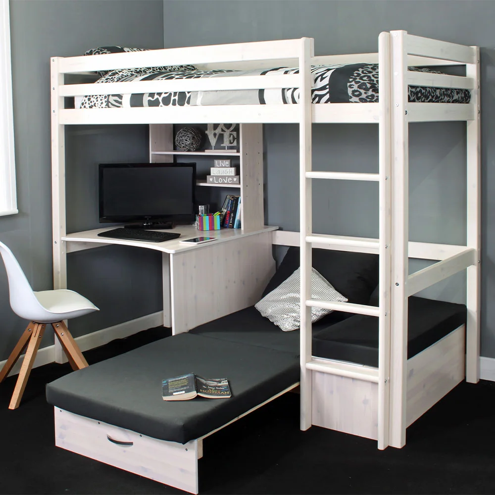Kids avenue thuka hit desk and sofa bed black