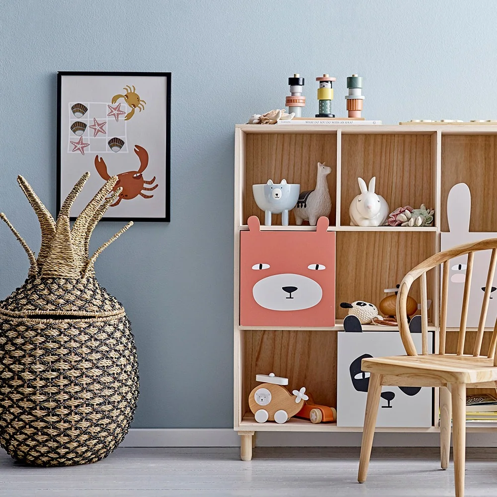 Bloomingville rosamaj basket with lid
