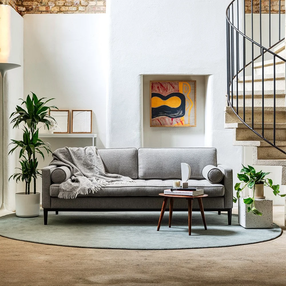 Swyft model 02 linen 3 seater shadow