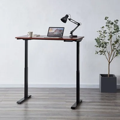 Apollo 2 walnut and black smart desk from koble