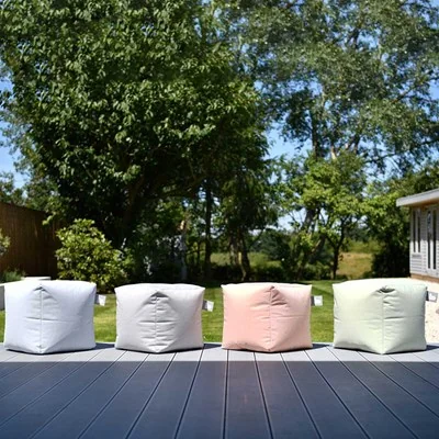 Box pastel footstool