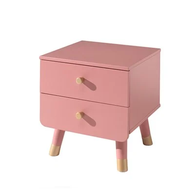 Billy pink bedside table