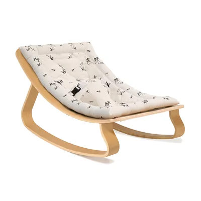 Charlie crane levo baby rocker in beech wood