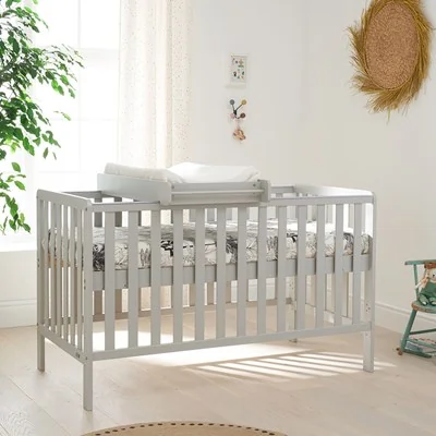 Dove grey malmo cot bed