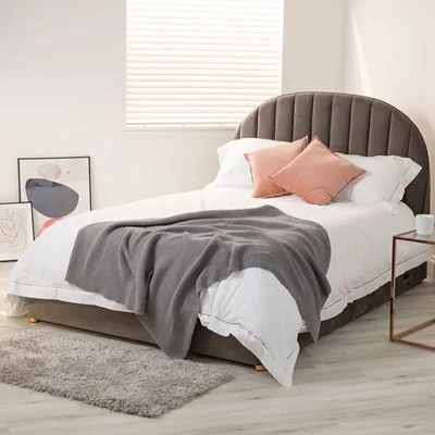 Freya velvet smart bed with lifting mattress from koble
