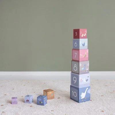 Goose printed counting cubes from little dutch