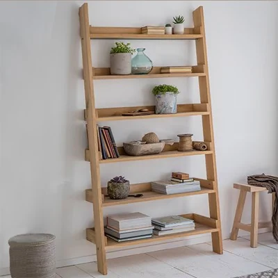 Hambledon raw oak wide shelving