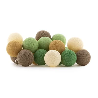 Kids decor green jungle theme fairy lights