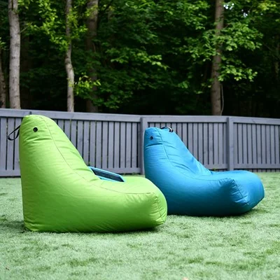 Kids outdoor mini bean bags from extreme lounging