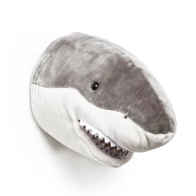 Kids plush jack shark animal head wild soft side