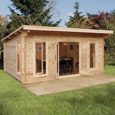 Garden room with double glazing