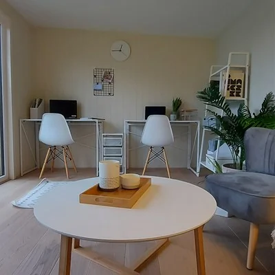 Insulated indoor space garden shed house