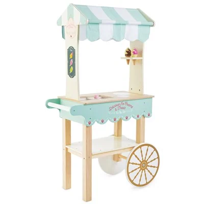 Le toy van blue wooden play kitchen toy set