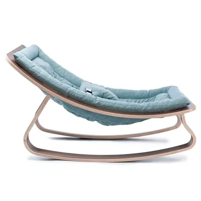 Levo baby rocker aruba blue side