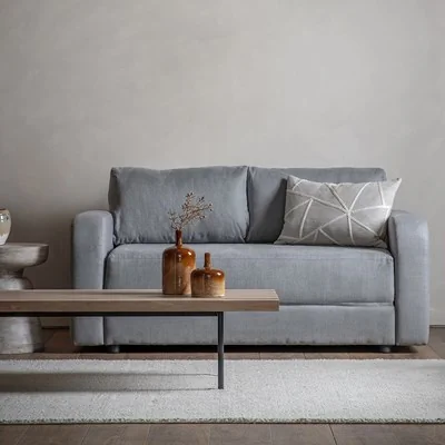 Model 5 grey sofa bed in box
