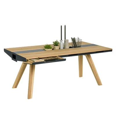 Nature wooden kitchen table