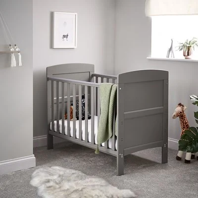 Obaby grace mini cot bed in taupe