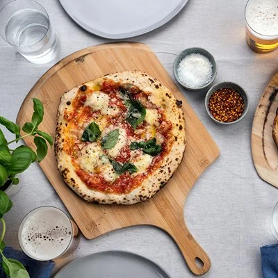 Ooni pizza peel made from bamboo