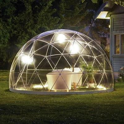 Outdoor 360 garden igloo structure