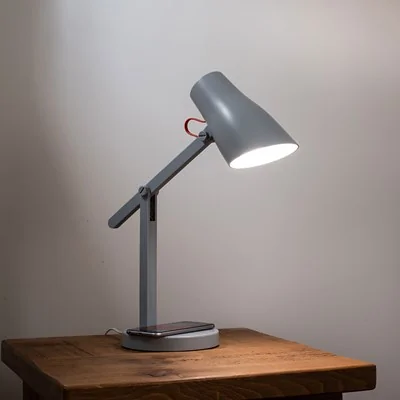 Pixi bedside table lamp with wireless charging