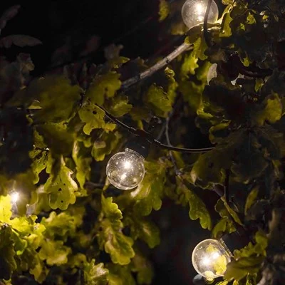 Round outdoor garden festoon lights