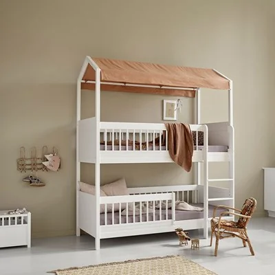 Seaside lille plus low bunk bed with optional roof