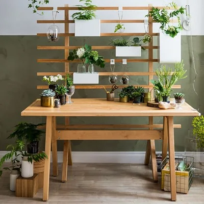 Solid beech worknest home office desk vox meble