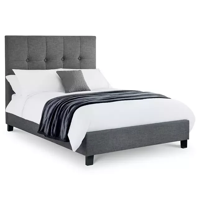 Sorrento fabric bed with headboard