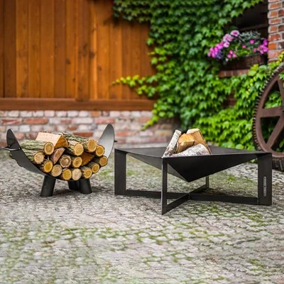 Square garden fire bowl