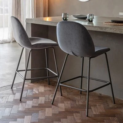 Stylish metal framed bar stools