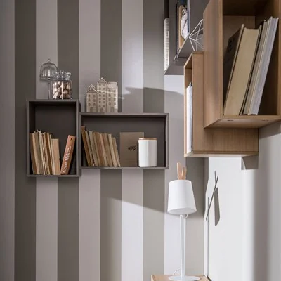 Vox 4 you wall shelf in grey and oak