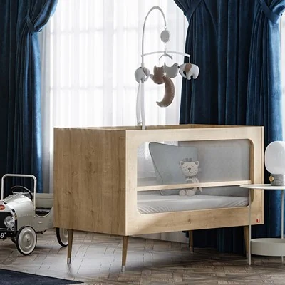 Vox bosque adjustable cot bed in oak