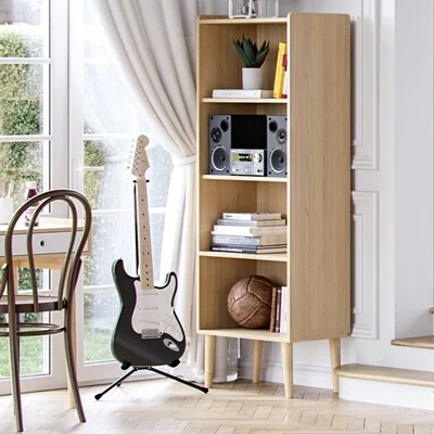 Vox retro oak freestanding bookcase