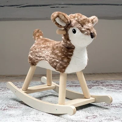 Willow wooden animal rocking toy