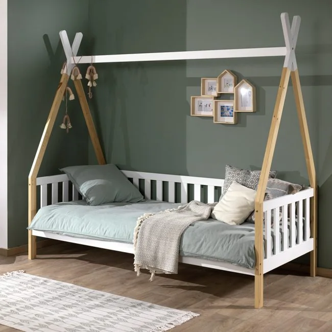 Childrens-Single-Tipi-Day-Bed-in-White-and-Natural