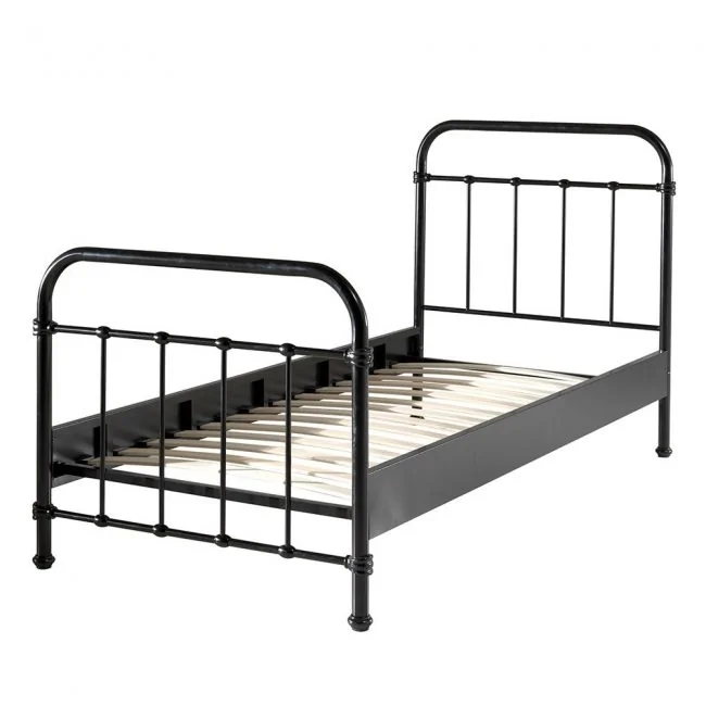 New-York-Single-Black-Metal-Bed-Frame
